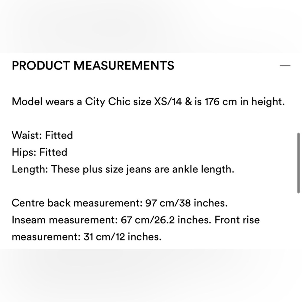 NWT City Chic Size 18 Asha Baby Rip Jean - Picture 5 of 7